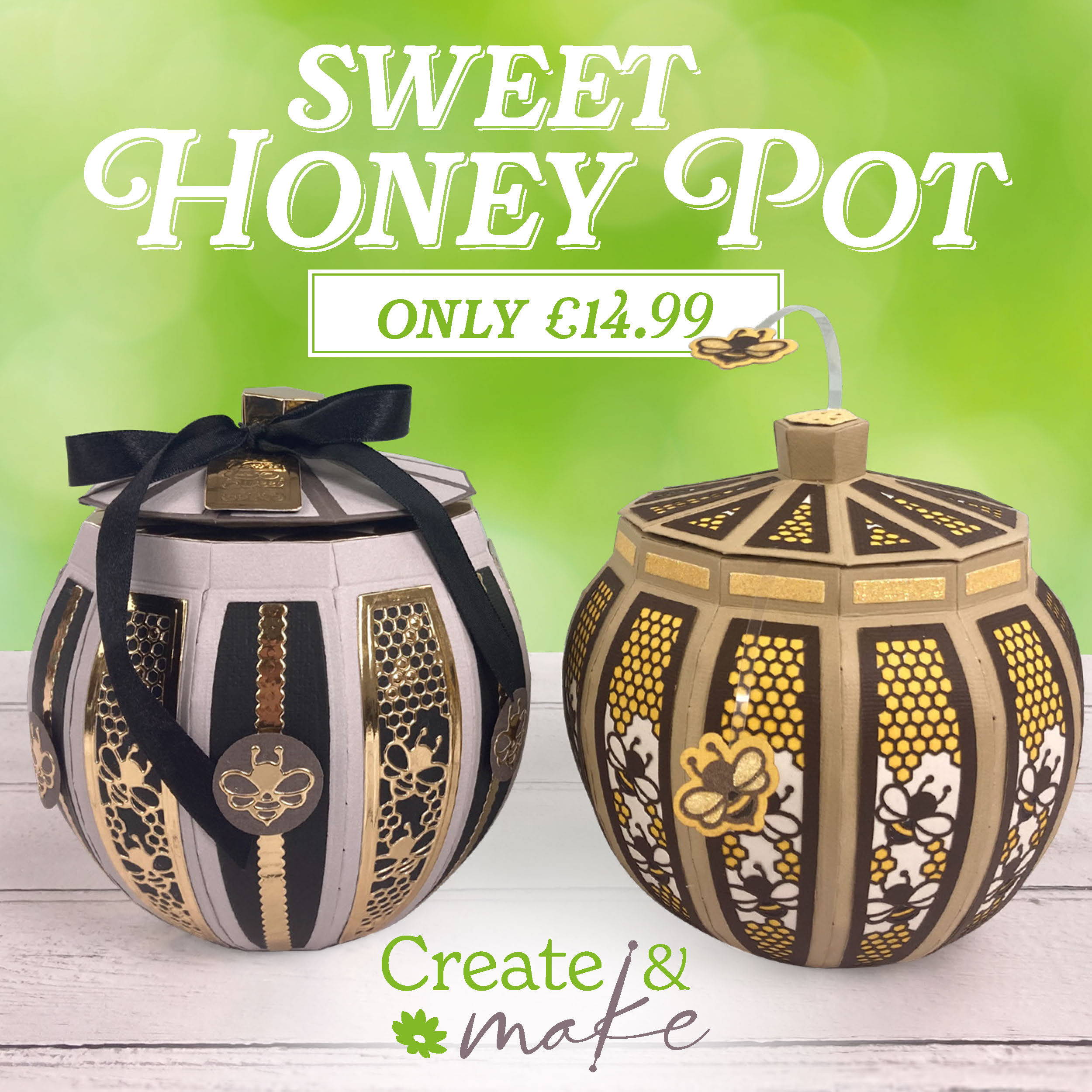 Sweet Honeypot Die Set - Create & Make – Tonic Studios USA